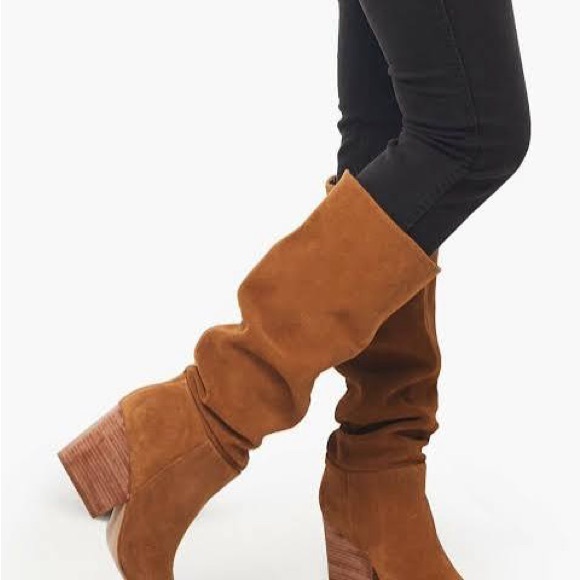 New Able Cognac Suede Boots - Picture 1 of 8